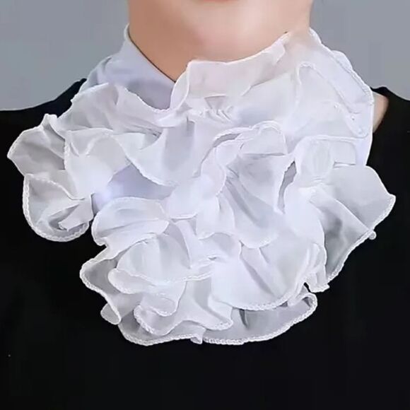 NWOT Neck Ruffle - One Size - Picture 1 of 2